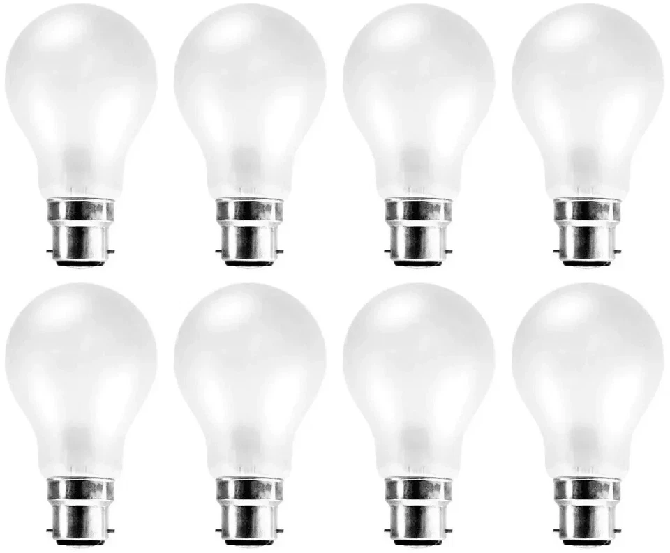 8X 100w Watt Bayonet Light Bulbs B22 BC Cap Fit Classic Pearl GLS Bulbs -NEW ,UK - Image 1 of 1