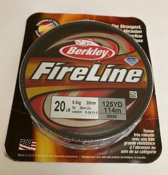 Berkley Fireline Fused Superline Плетеная Линия Дым/Кристалл (125 ярдов) - Изображение 1 из 1
