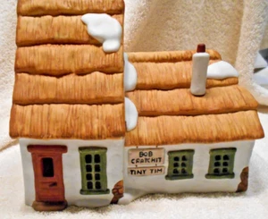 Heritage Village Collection, Dickens' Village, The Cottage of Bob Cratchit & Tin - Picture 1 of 2