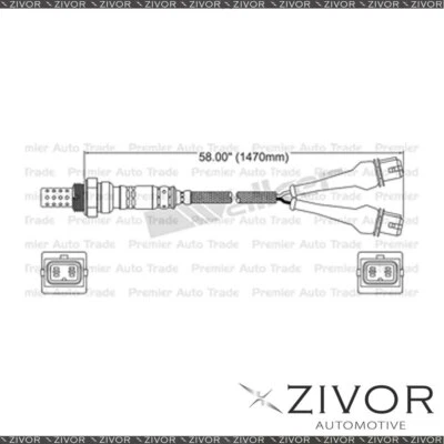 WALKER Pre-Catalytic Oxygen Sensor For Citroen XM 3.0 SFZ / S6A 6 Cyl #EGO-255 - image 1 of 2