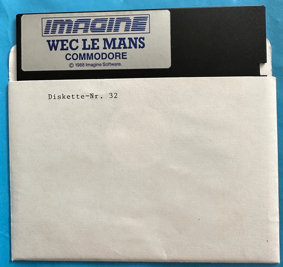 Wec Le Mans Commodore C64/C128 Games Disk, Top, RAR - Image 1 of 1