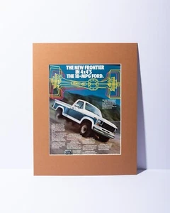 1981 FORD RANGER F-150 STEPSIDE 4x4 TRUCK ORIGINAL VINTAGE MATTED AD - Picture 1 of 1