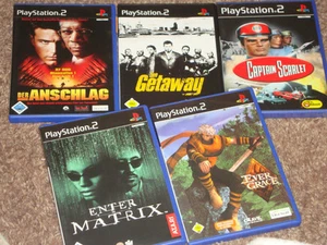 SAMMLUNG PLAYSTATION 2 PS2 * DER ANSCHLAG * GETAWAY * MATRIX *EVER GRACE * (#) - Bild 1 von 1