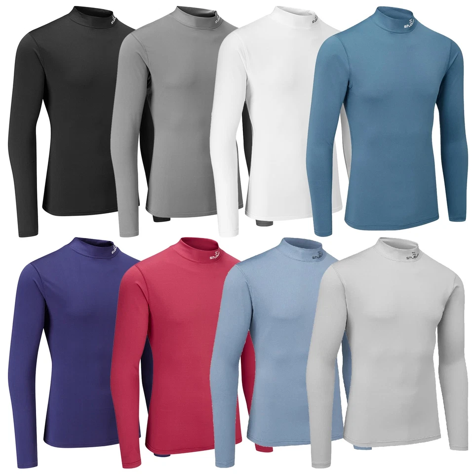 Stuburt Mens Urban Base Layer Long Sleeve Top Winter Golf Warm Thermal - Image 1 of 1