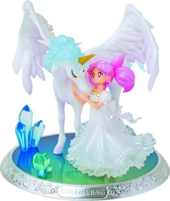 Figuarts Zero Chouette Sailor Moon Chibi Usa and Helios Figure Toy 2016 BANDAI - Image 1 of 4