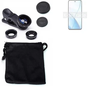 For Coolpad Cool 40 Camera Set Fish Eye Wide Angle Macro Lens  - Afbeelding 1 van 6