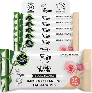 Salviette Struccanti Profumate Alla Rosa Vegano | 150 Pezzi | Fatto Al 100% Di B - Foto 1 di 12