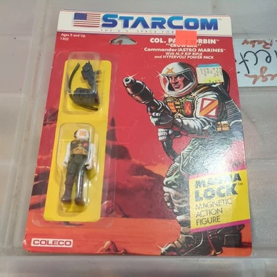1986 Vintage Coleco Col. Paul Corbin "Crowbar" Commander Sealed Astro Marines - Image 1 of 3