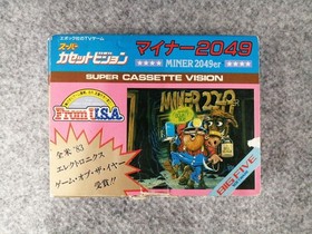 EPOCH Super Cassette Vision Soft Miner 2049 Used