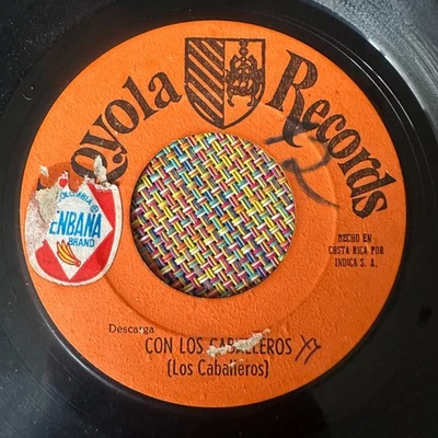 LOS CABALLEROS - Con Los Caballeros / KILLER DESCARGA SALSA PANAMA 45 Loyola - Image 1 of 2