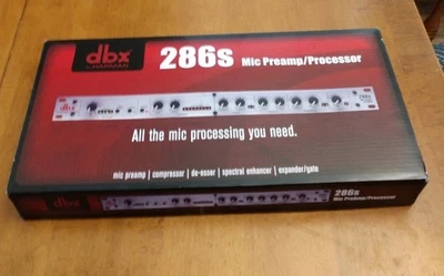 dbx - DBX286SV - 286s Microphone Preamp & Channel Strip Processor 1U - Silver - Image 1 of 3