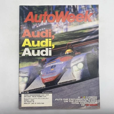 AutoWeek Magazine June 2000 Audi Le Mans - Image 1 of 4
