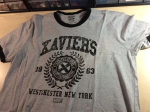 Nuova maglietta Marvel Collector Corps X-Large Funko Xavier's School X-Men grigia - Foto 1 di 2