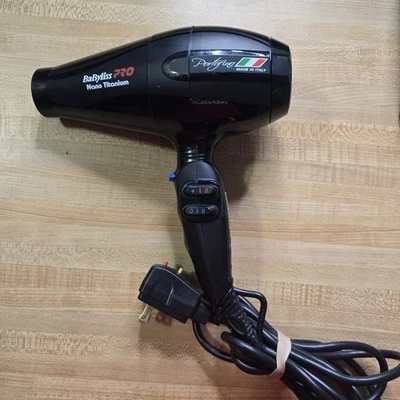 Secador de pelo Babyliss Pro Nano Titanium Portofino BNT6610 FUNCIONA Hecho en Italia Foto 1 de 3