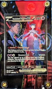 Pokemon Team Rocket's Mewtwo ex SIR 231/182 Destined Rival Extended Art Case - Picture 1 of 1