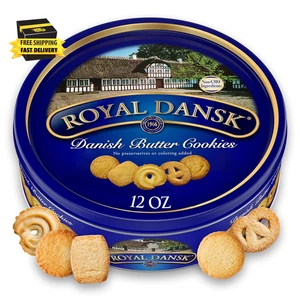 Selección de galletas danesas, sin conservantes ni colorantes añadidos, 12 oz. (Pack de 1) - Imagen 1 de 8