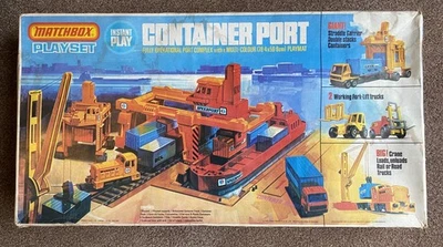 Vintage MATCHBOX Superfast CONTAINER PORT Playset. Boxed. - Image 1 of 4