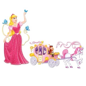 Beistle Principessa e Puntelli da Carrozza (2/pkg) - Decorazione Fornitura per Feste - Foto 1 di 1