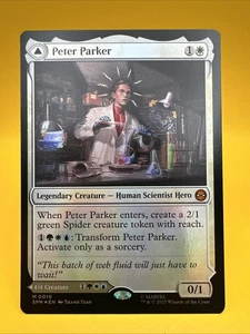 x1 Peter Parker | Universes Beyond: Marvel’s Spider-Man | Foil | English | NM - Picture 1 of 10