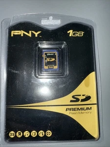 PNY 1GB SD Premium Flash Memory Card-P-SDG1GB-FS- - Picture 1 of 2