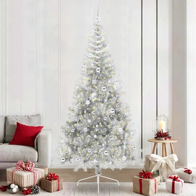 Albero di Natale artificiale con luci integrate PVC e Acciaio esterno vidaXL - Immagine 1 di 4