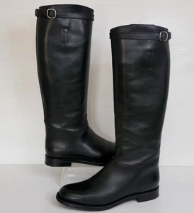 CHURCH`S "MICHELLE" SCHWARZ LEDER/LEDER GEFÜTTERT KNIEHOHE STIEFEL UK 4,5 UVP £1310 - Bild 1 von 24