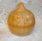 Vtg Thanksgiving Longaberger Basket Pottery Glass Pumpkin Halloween Candy Dish 