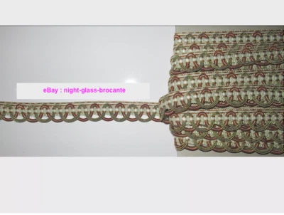 10 METRES DE GALON DE PASSEMENTERIE ANCIENNE DE LYON-AVEC LUREX DORÉ-N°AM41 - Photo 1/3