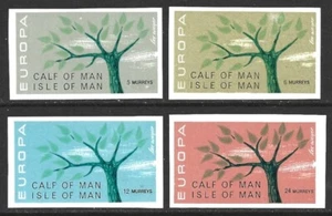 Calf of Man | Isle of Man 1962 Tree Set IMPERF Local Post VF-NH - Picture 1 of 1