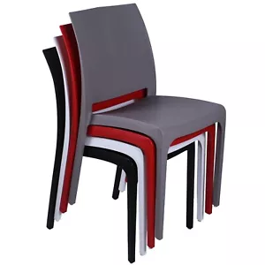 Sedia Polipropilene Impilabile VOLGA Design Cucina Bar Giardino Interno Esterno - Foto 1 di 10
