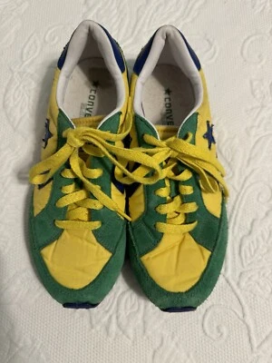 Converse Weapon Africa colorway, bandera brasileña mujer talla 8 Foto 1 de 4