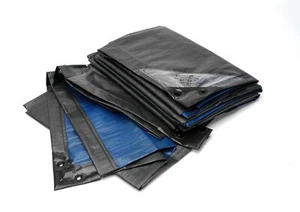 Rainexo Holzabdeckplane in Grün/Blau 150g/m² 1,5x6m "Powerforst" - Bild 1 von 1