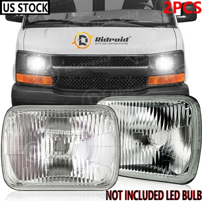 7x6in Headlights Original Replacement For Chevy Express Cargo Van 1500 2500 3500 - Image 1 of 4