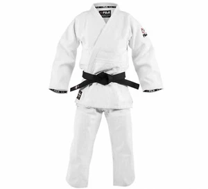 New Fuji Sports Mens Kids Womens Double Weave Judo Gi Kimono  - White - Picture 1 of 5