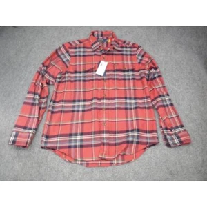Polo Ralph Lauren Classic Fit Performance Flannel Plaid Shirt Men's Med. Red NWT - Picture 1 of 17