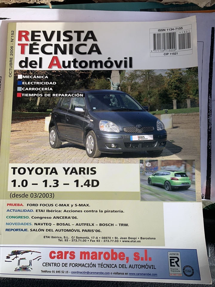 Manual de taller Toyota Yaris gasolina y diesel￼ - Imagen 1 de 1