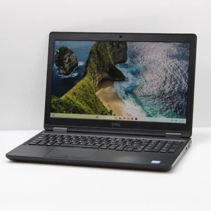 Ordinateur portable Dell Precision 3520 Windows 11 Pro 15" Core i7 6820HQ 32 Go 256 Go SSD HDMI - Photo 1/17
