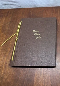 Better Than Gold Hardcover book vintage - Imagen 1 de 4