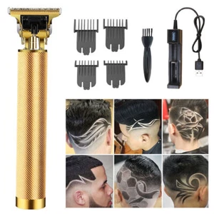 Regolabarba Uomo Tagliacapelli Professionale Elettrico Trim Viso Corpo T-Blade - Foto 1 di 5