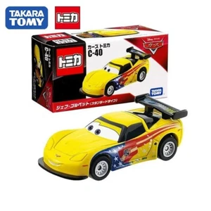 Takara Tomy Tomica Disney Pixar Cars Jeff Golvet C-40 Toy Model Car New in Box - Picture 1 of 3
