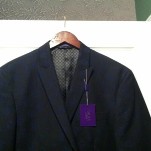 TALLIA MENS NEW BLACK 82%POLYESTER 18%RAYON EVENING SOIREE JACKET COAT SIZE: M - Picture 1 of 12