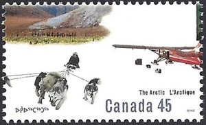 Canada # 1577 DOG SLED TEAM Brand New 1995 Original Pristine Gum - Picture 1 of 2