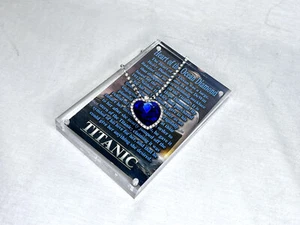 Collar Titanic, Corazón del Océano, réplica de utilería real, placa de exhibición - Imagen 1 de 10