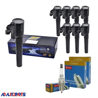 Juego de 8 bobinas de encendido Herko B044 + 8 bujías 3130 para Ford Thunderbird Foto 1 de 4