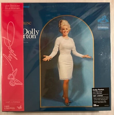 DOLLY PARTON – JUST BECAUSE I'M A WOMAN - VMP-LTDP004 180G CANARY YELLOW LP A20 - Image 1 of 3