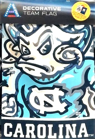 North Carolina Tar Heels Suede Reflections Justin Patten Garden Flag Evergreen Cover