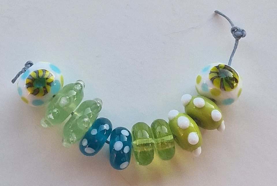 Lampwork ausgefallene handgefertigte Glasperlen - Bild 1 von 1