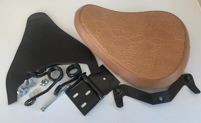Сиденье из натуральной кожи Harley Davidson Sportster с полным комплектом пружин XL883 1200 - Изображение 1 из 4