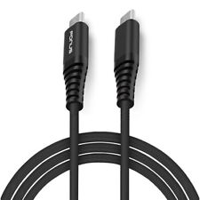 10ft Long Braided Type-C Cable C-to-C Sync Charger Power Cord for USB-C Phones