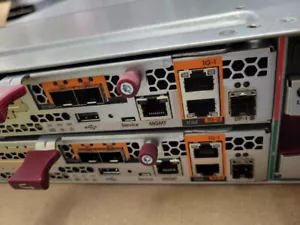 N9X20A HP HPE StoreVirtual 3200 4-port 10GbE iSCSI Storage 2 x N9X03A 10G 2 x PS - Picture 1 of 5